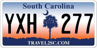SC license plate YXH277