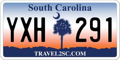 SC license plate YXH291