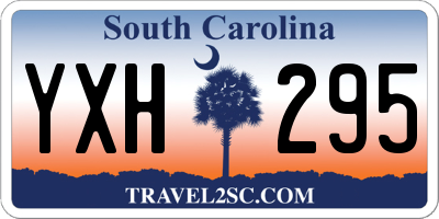 SC license plate YXH295
