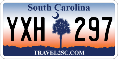 SC license plate YXH297