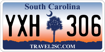 SC license plate YXH306