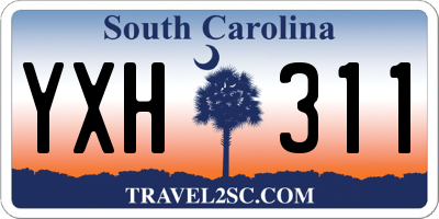 SC license plate YXH311