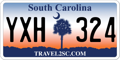 SC license plate YXH324