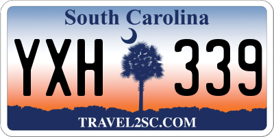 SC license plate YXH339