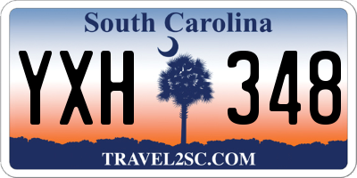 SC license plate YXH348