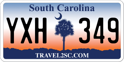 SC license plate YXH349