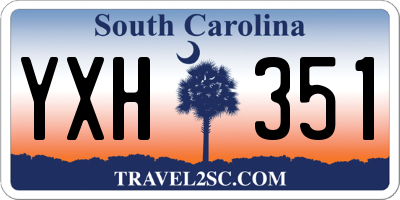 SC license plate YXH351