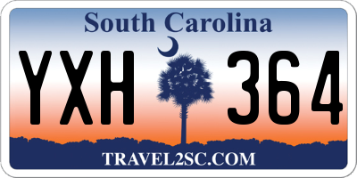 SC license plate YXH364