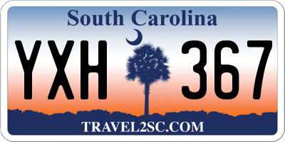 SC license plate YXH367