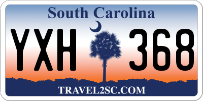 SC license plate YXH368