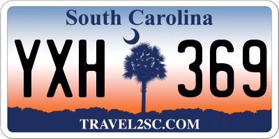 SC license plate YXH369