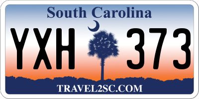SC license plate YXH373