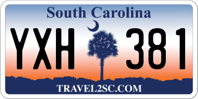 SC license plate YXH381
