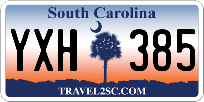 SC license plate YXH385