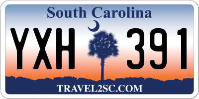 SC license plate YXH391