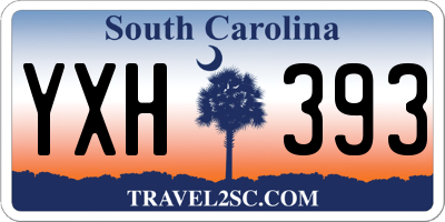 SC license plate YXH393