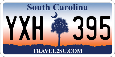 SC license plate YXH395