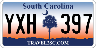 SC license plate YXH397