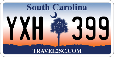 SC license plate YXH399