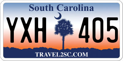 SC license plate YXH405
