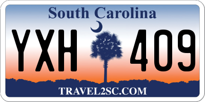 SC license plate YXH409