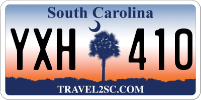SC license plate YXH410