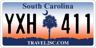 SC license plate YXH411