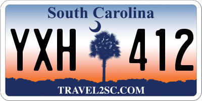 SC license plate YXH412