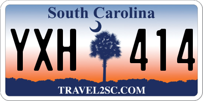 SC license plate YXH414