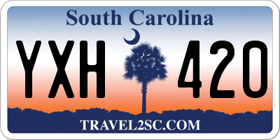 SC license plate YXH420