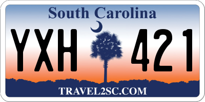 SC license plate YXH421