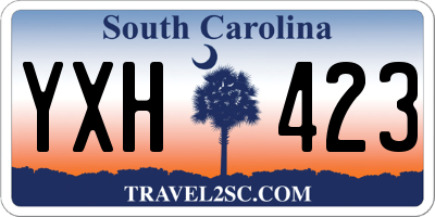 SC license plate YXH423