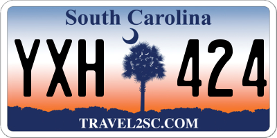 SC license plate YXH424
