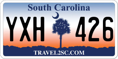 SC license plate YXH426