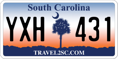 SC license plate YXH431