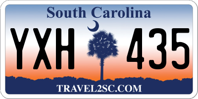 SC license plate YXH435