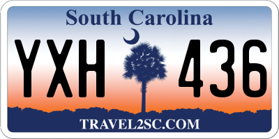 SC license plate YXH436