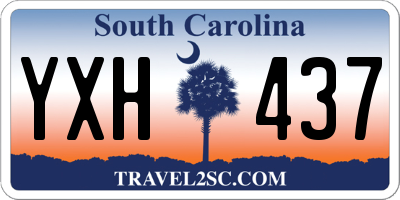 SC license plate YXH437