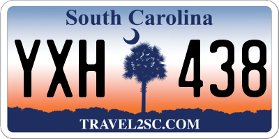 SC license plate YXH438