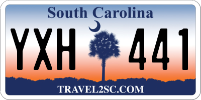 SC license plate YXH441