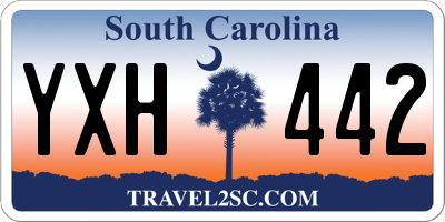 SC license plate YXH442