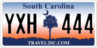 SC license plate YXH444