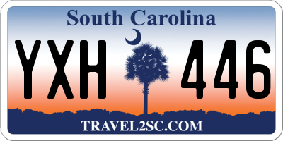 SC license plate YXH446