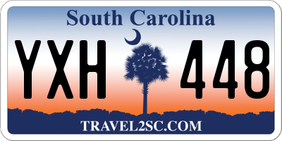 SC license plate YXH448