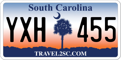 SC license plate YXH455