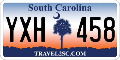 SC license plate YXH458