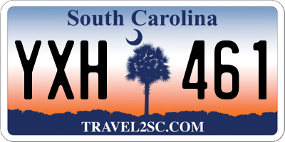 SC license plate YXH461