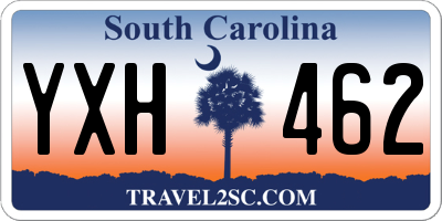 SC license plate YXH462