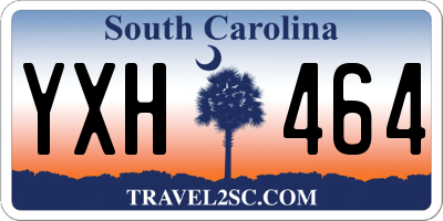 SC license plate YXH464