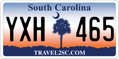 SC license plate YXH465